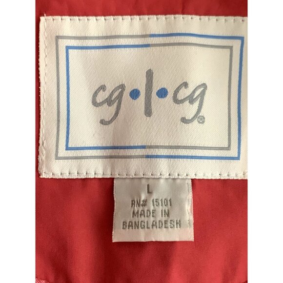 cg.l.cg Womens Pink Belted Trench Coat Style Size Large - Picture 12 of 14